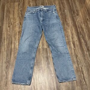 Agolde Wilder Jeans Women's 27 High Rise Relaxed Fit Designer Denim
